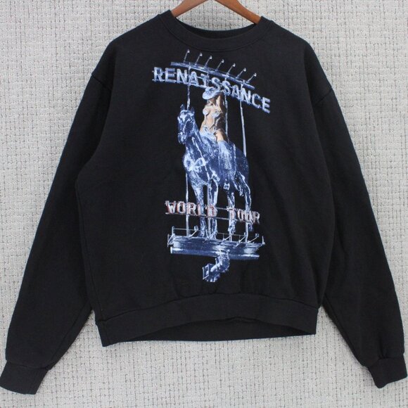 Beyonce Other - Beyonce Sweatshirt Unisex Large L Black Pullover Renaissance World Tour Concert